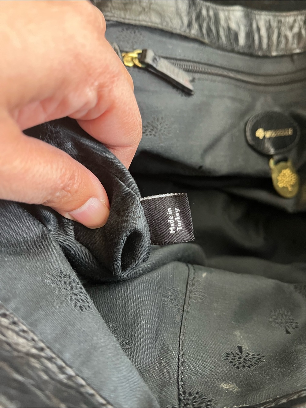 MULBERRY BLACK LEATHER ALEXA - Picture 10 of 16